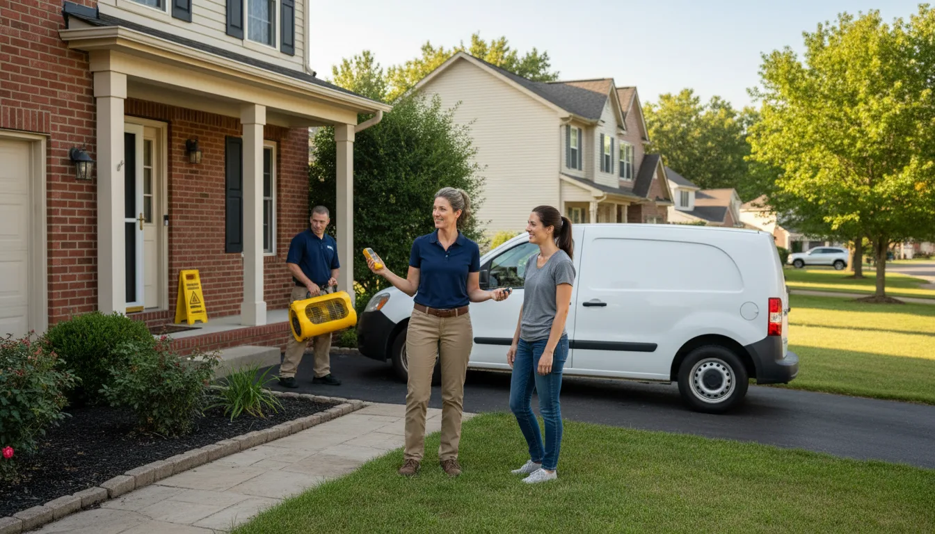Residential water damage restoration in Topawa, AZ